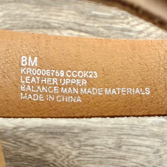 NIB Korks by Kork Ease Aster 8M Light Pink Leather Cork Slide Wedge Sandal - Picture 8 of 11